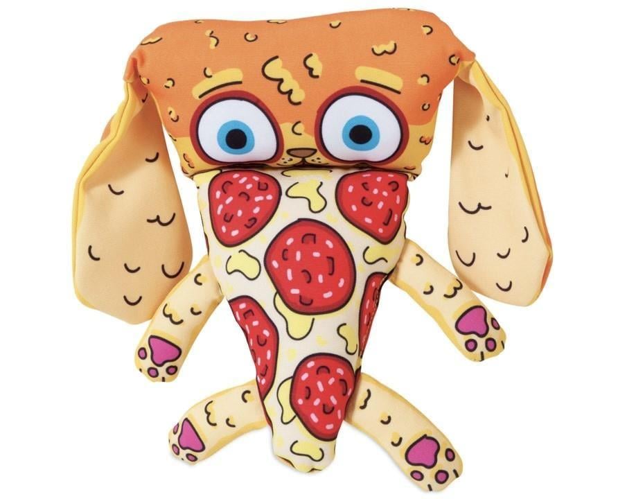 Fat Cat Foodies Dayanıklı Kanvas Kumaştan Sesli Köpek Oyuncağı (Pizza)