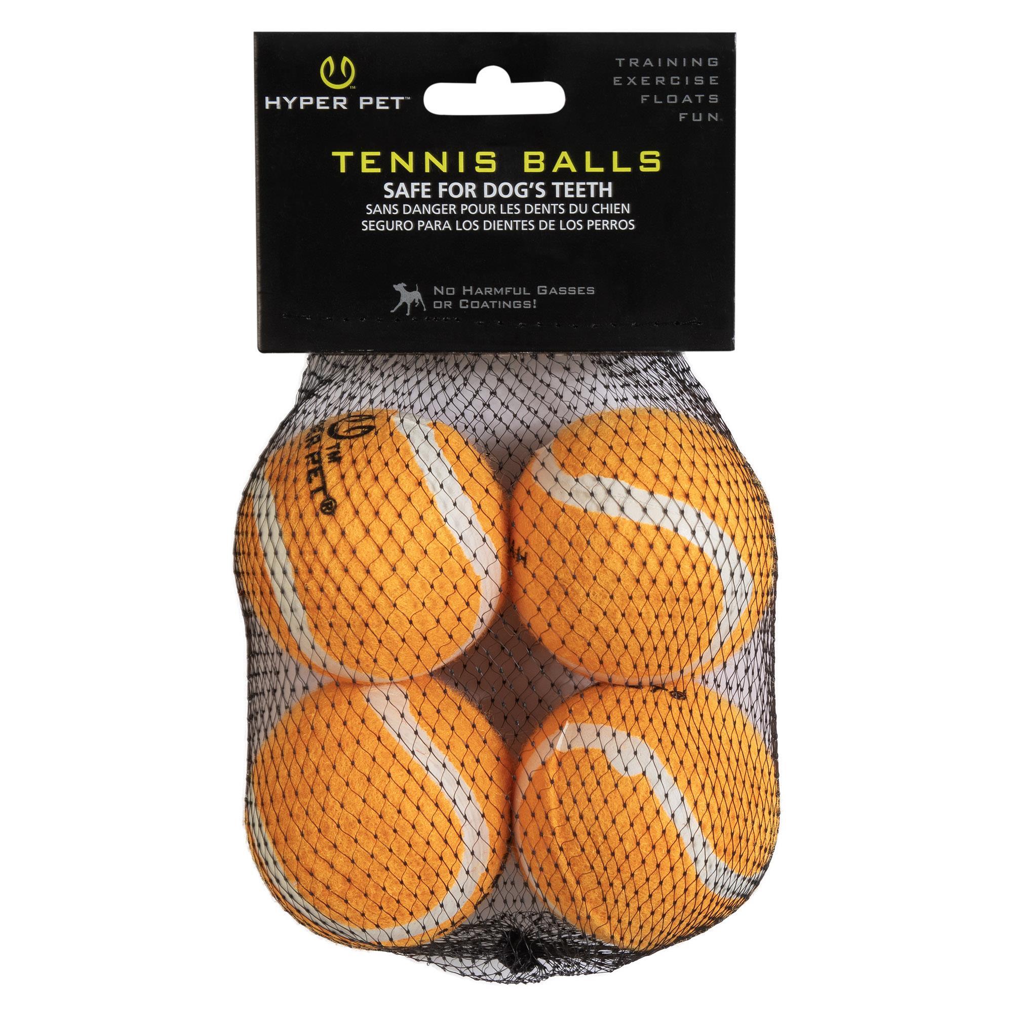 Hyper Pet 4'lü Turuncu Tenis Topu (Orta Boy)