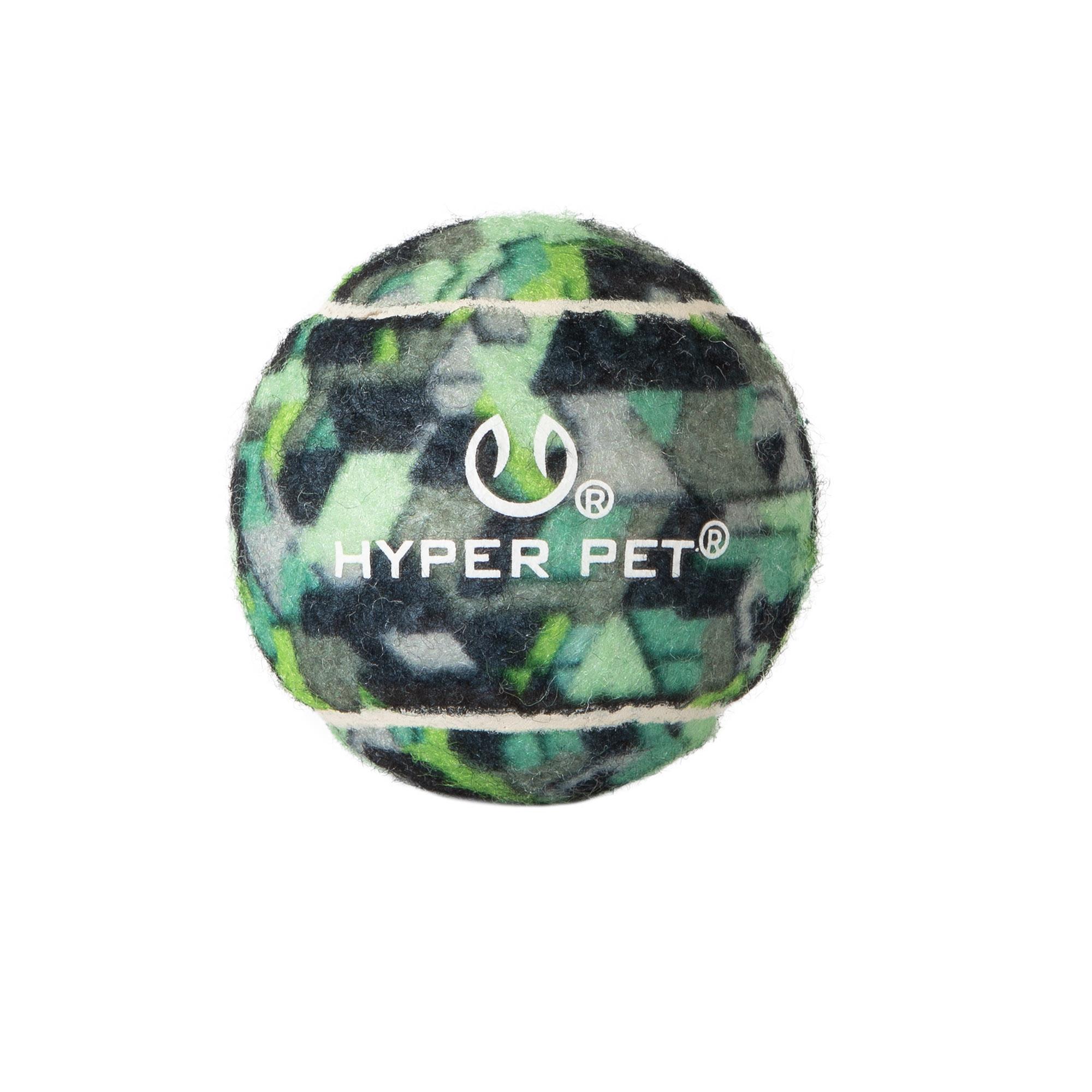 Hyper Pet Tenis Köpek Oyun Topu Green Camo 4lü Paket (Orta Boy)