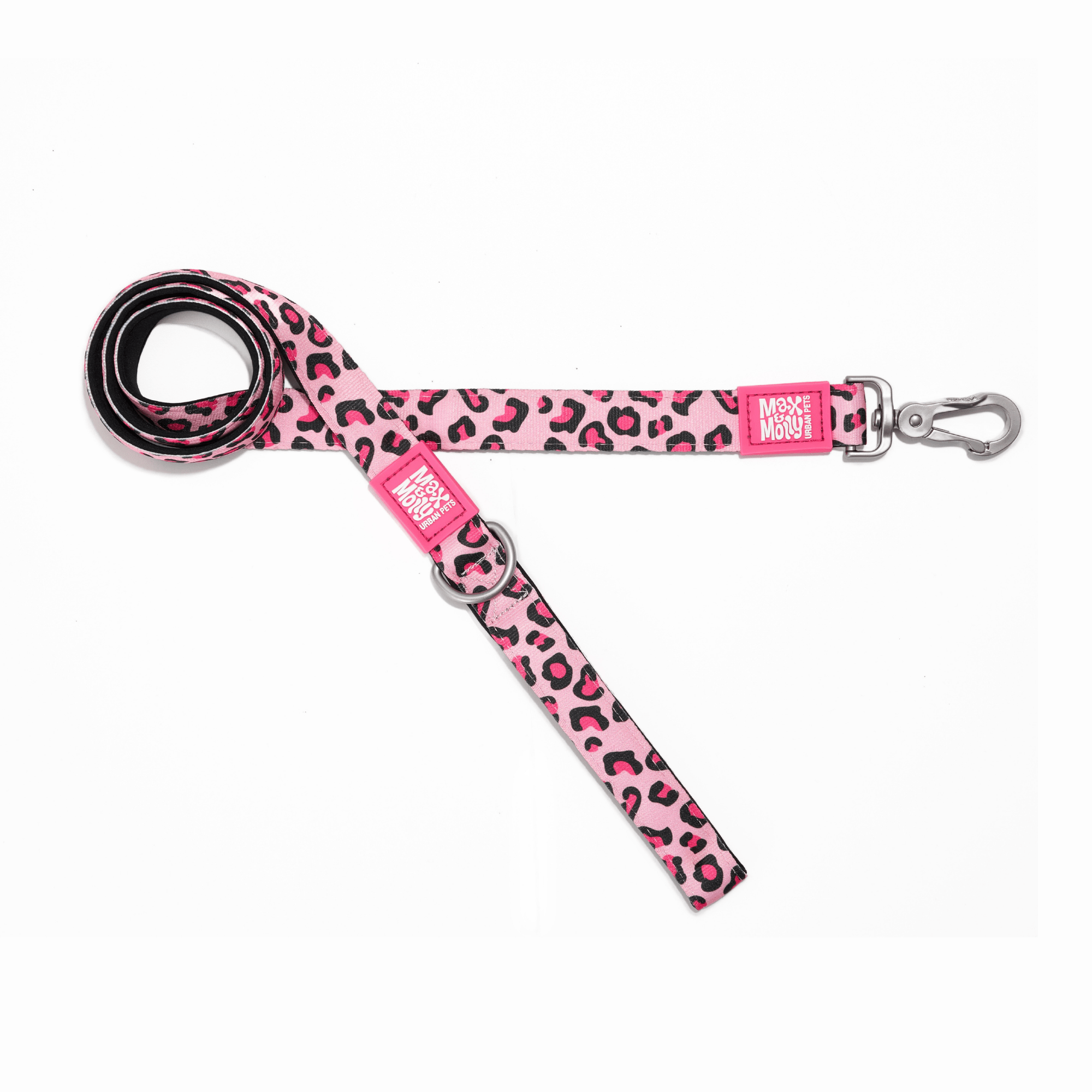 Max & Molly Leopard Pink II Köpek Gezdirme Kayışı
