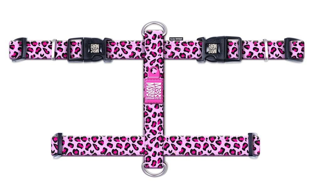 Max & Molly Leopard Pink Köpek Göğüs Tasması