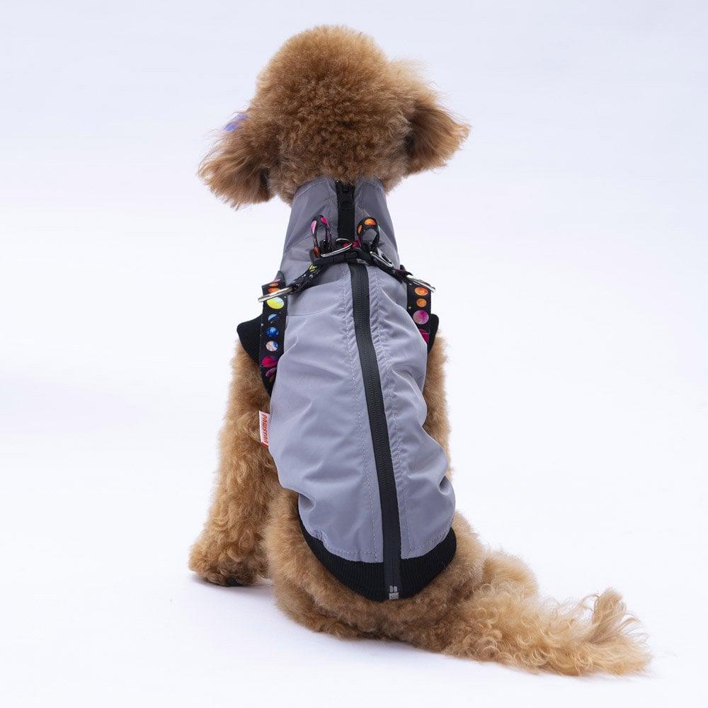 PawStar  Gri Nuuk Kolsuz Yelek Yağmurluk Küçük ve Orta Irk