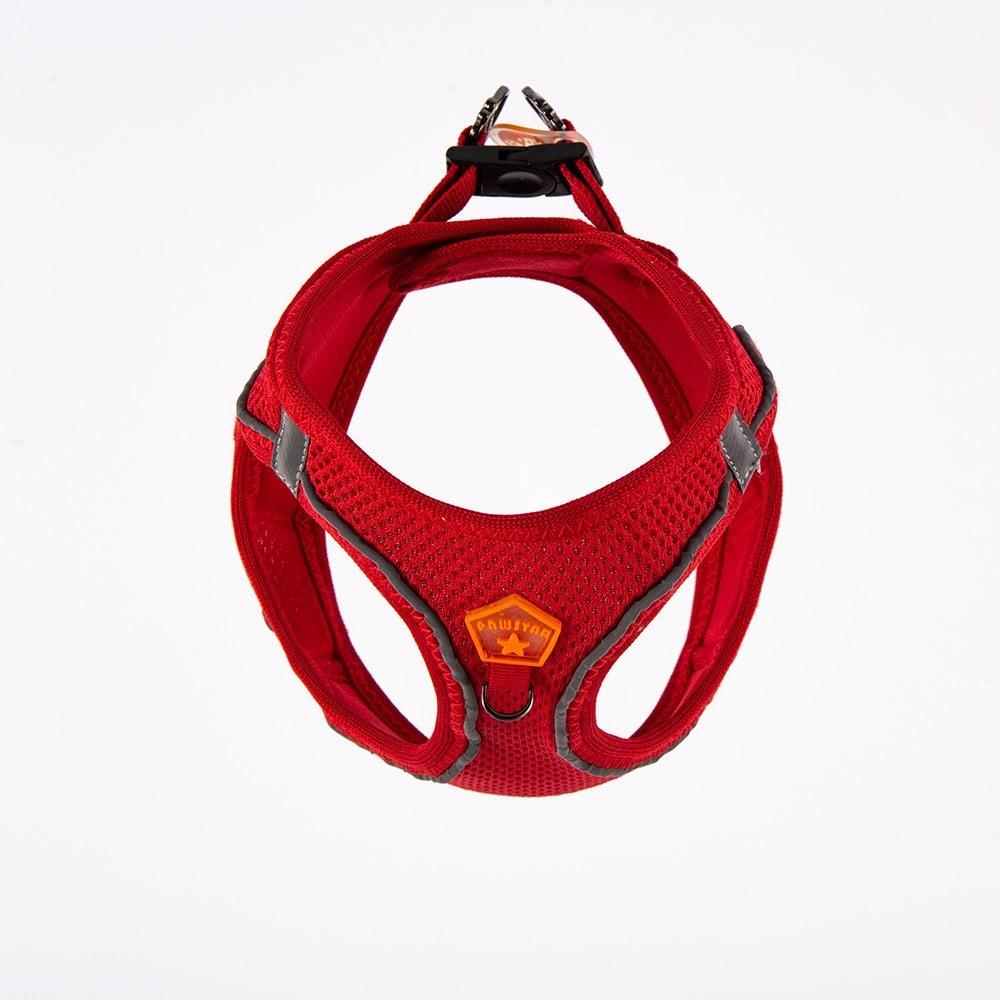 PawStar Red- Red Airmesh Dog Harness