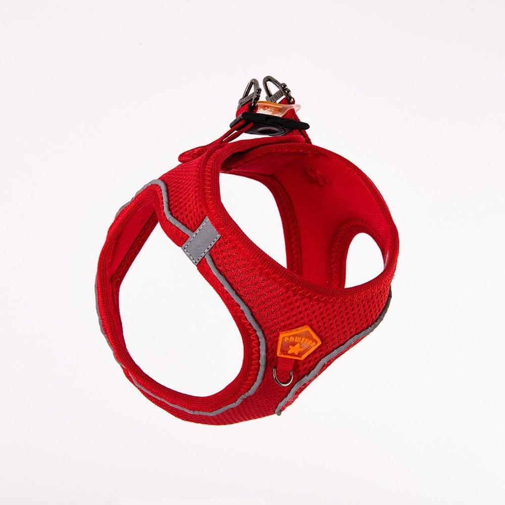 PawStar Red- Red Airmesh Dog Harness