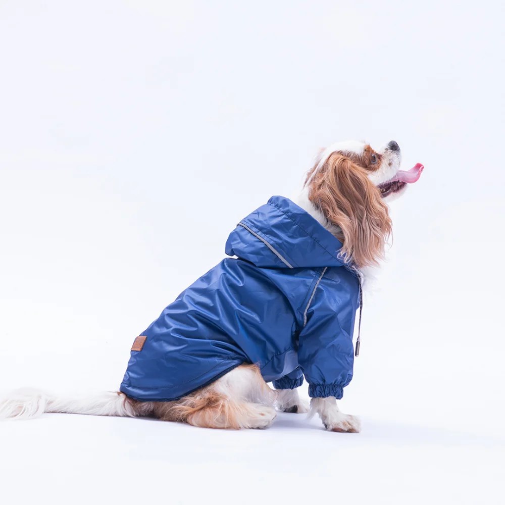 PawStar 25507 Lacivert Pluvia Yağmurluk Küçük ve Orta Irk