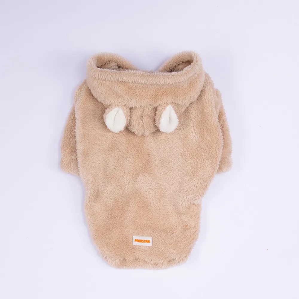 PawStar Bej Lucca Teddy Büyük Irk Hoodie