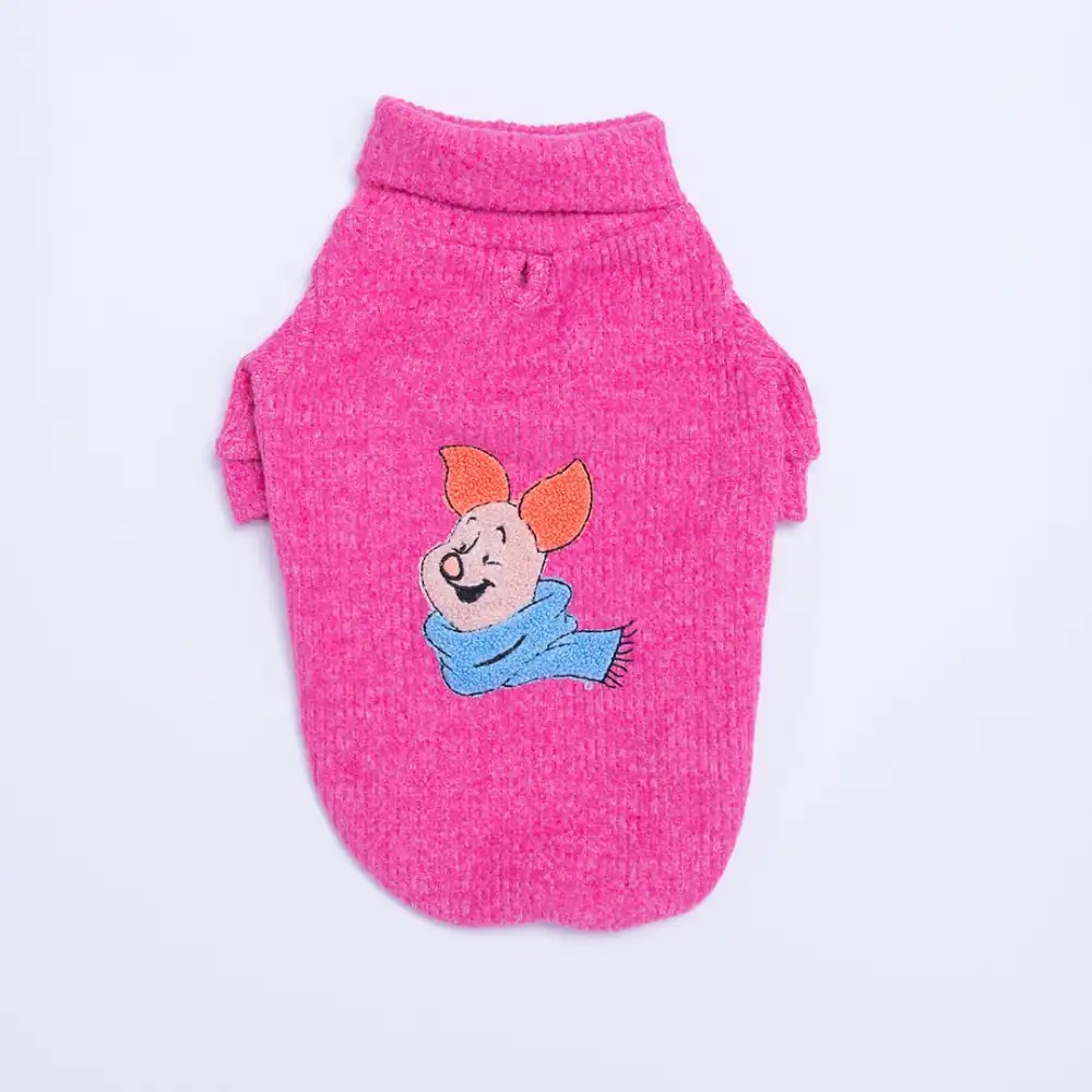 PawStar Fuşya Poohs Ashdown Piglet Triko Sweat