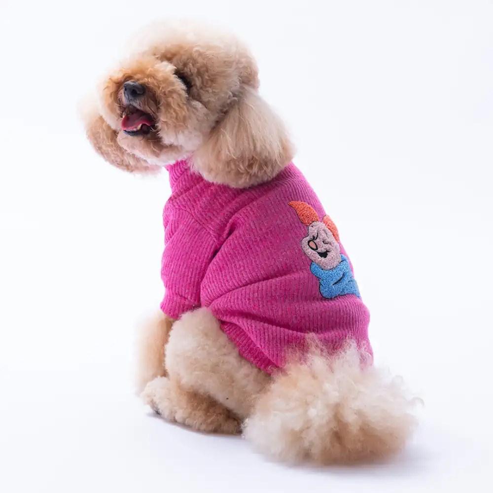 PawStar Fuşya Poohs Ashdown Piglet Triko Sweat