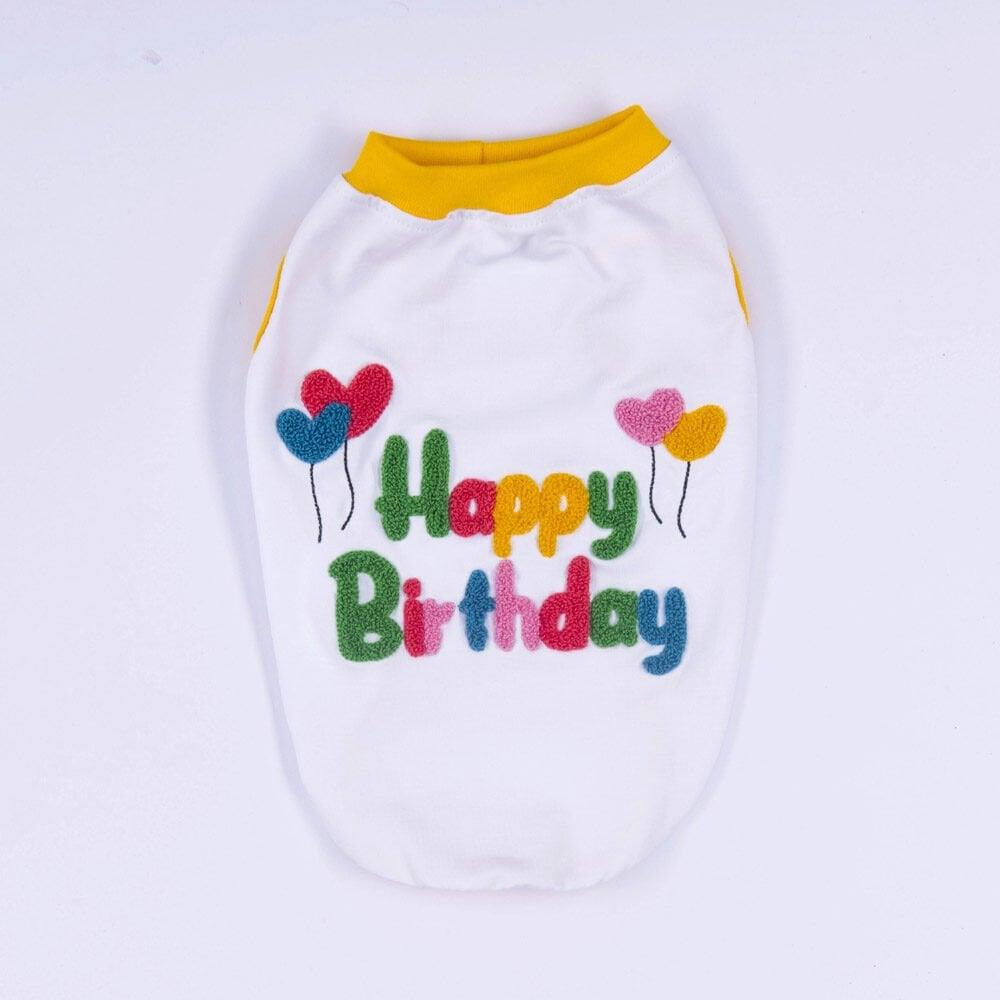 PawStar 24823 Happy Birthday Tişört