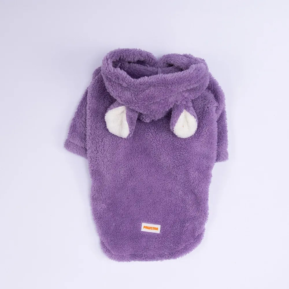 PawStar Lila Lucca Teddy Büyük Irk Hoodie
