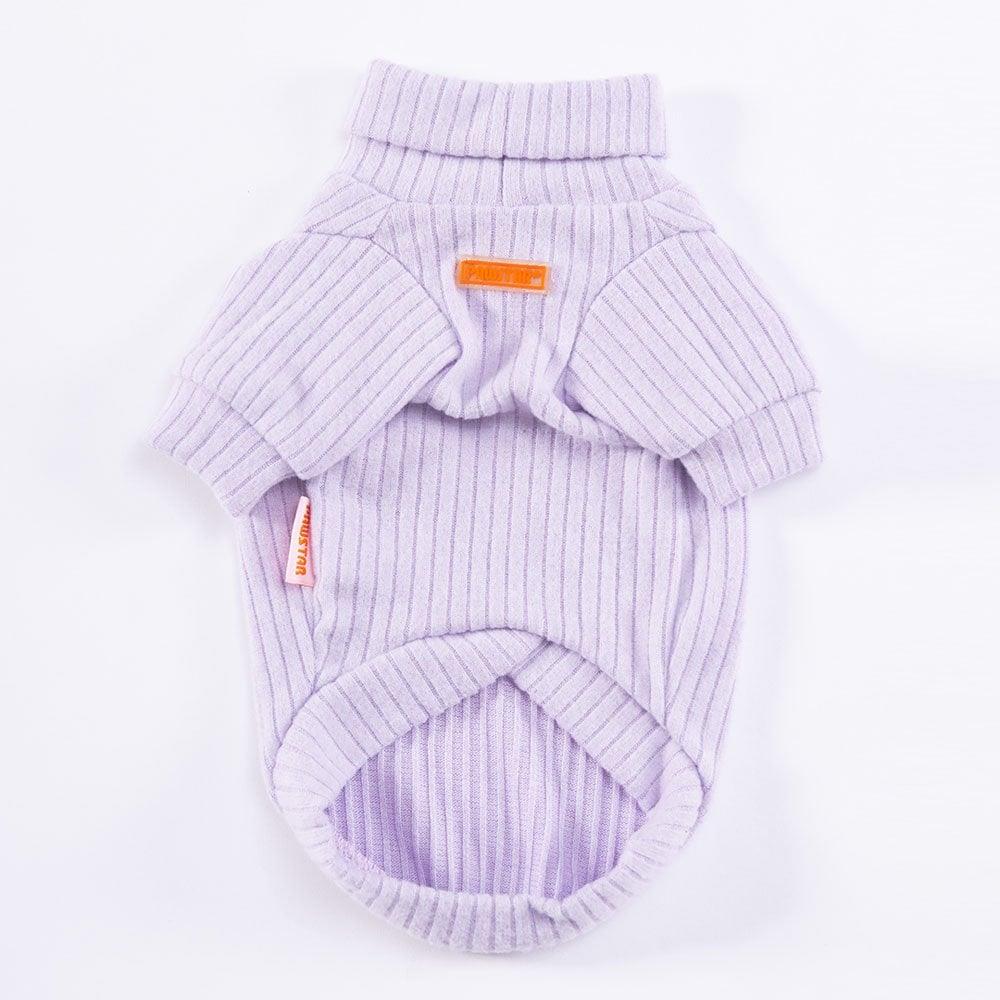 PawStar Lila Turtleneck Küçük ve Orta Irk Sweat