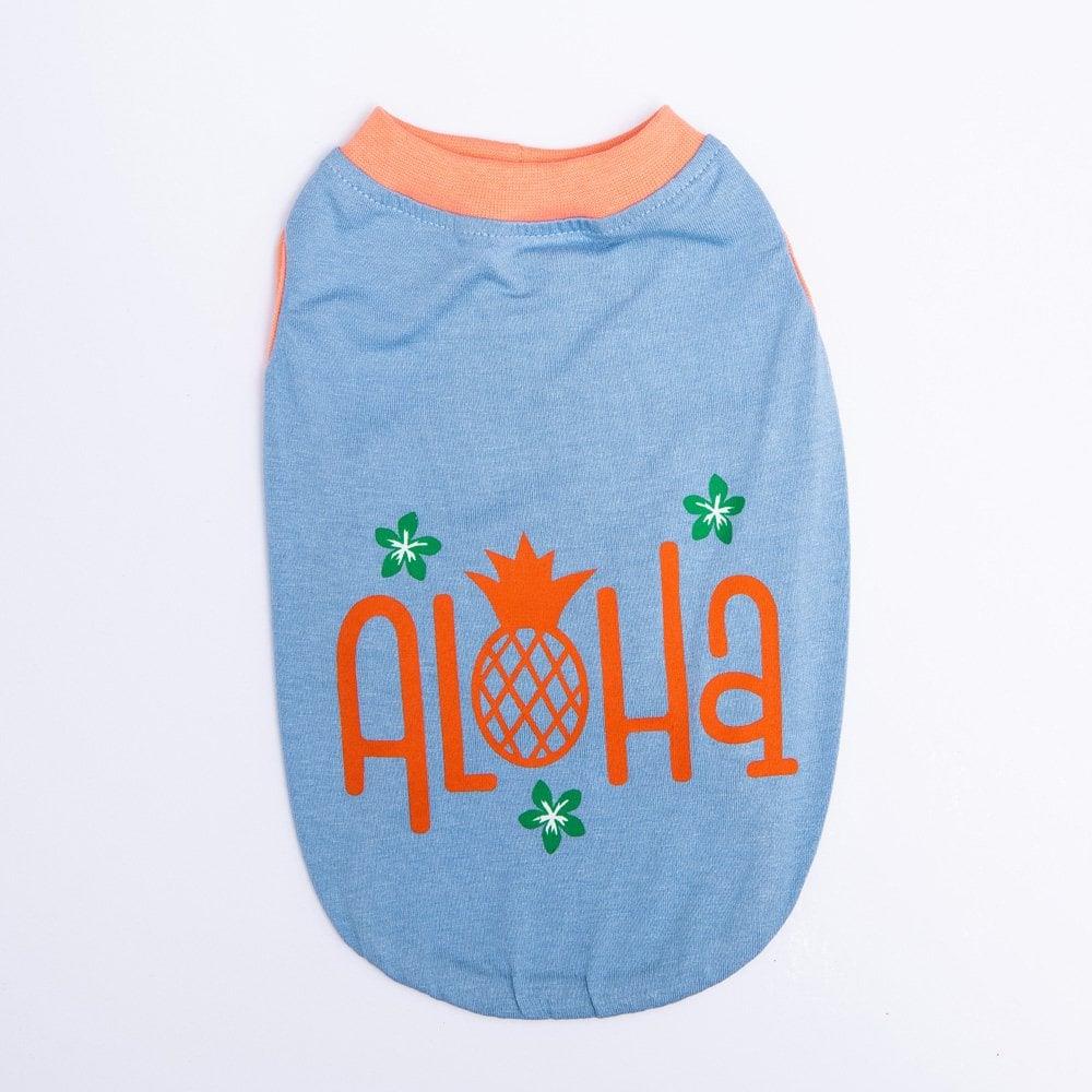 PawStar Mavi Aloha T-Shirt