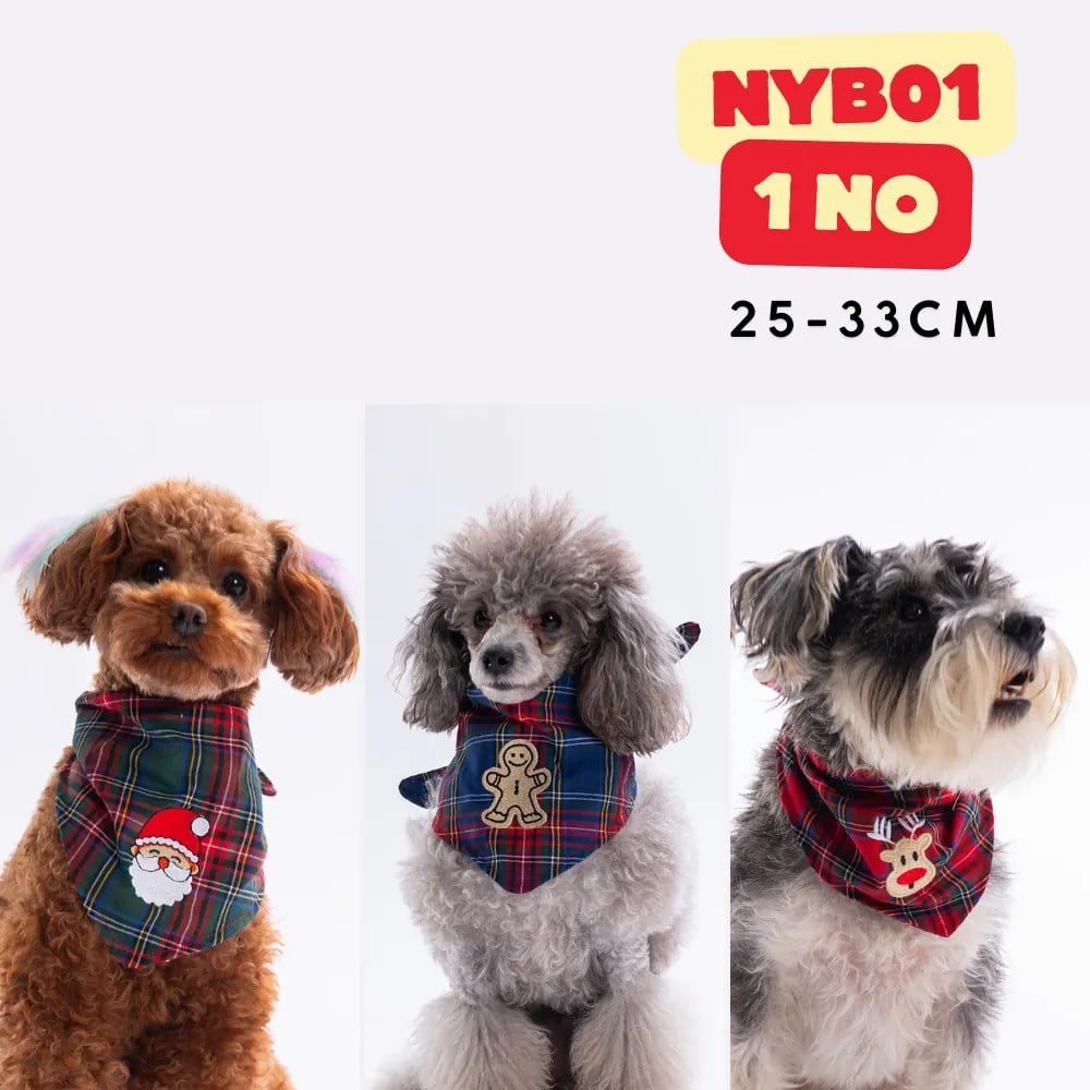PawStar NYB Noel-Yılbaşı Bandana Seti 3 adet