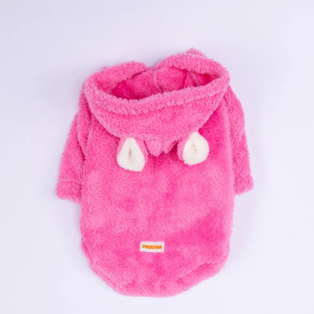 PawStar Pembe Lucca Teddy Büyük Irk Hoodie