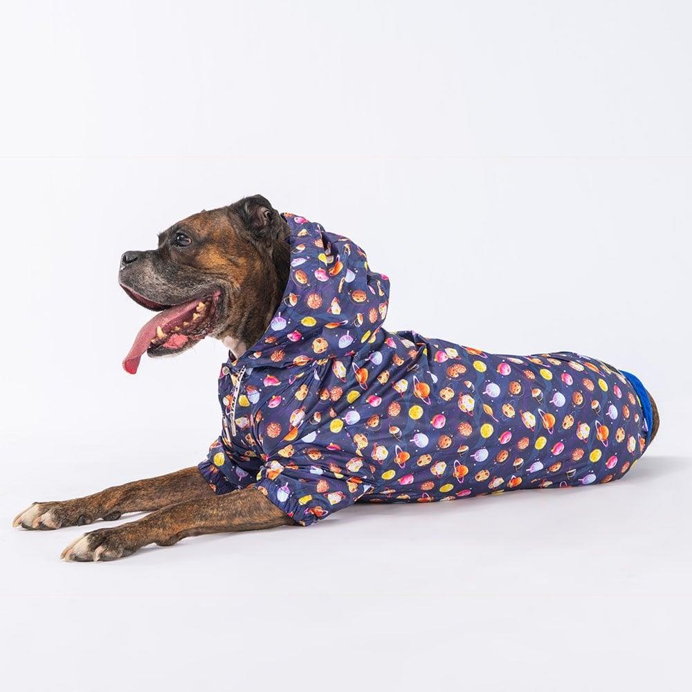 PawStar PlanetFood Large Breed Overalls Raincoat