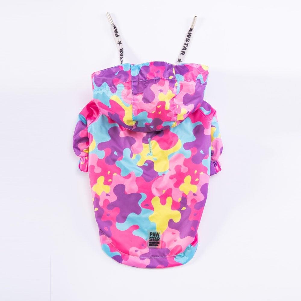 PawStar 23559 Rosea Camouflage Büyük Irk Yağmurluk