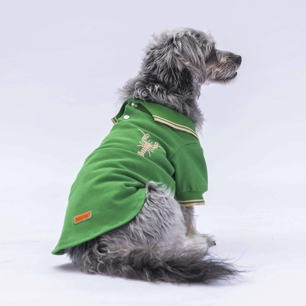 PawStar Green Marine Polo Neck T-Shirt