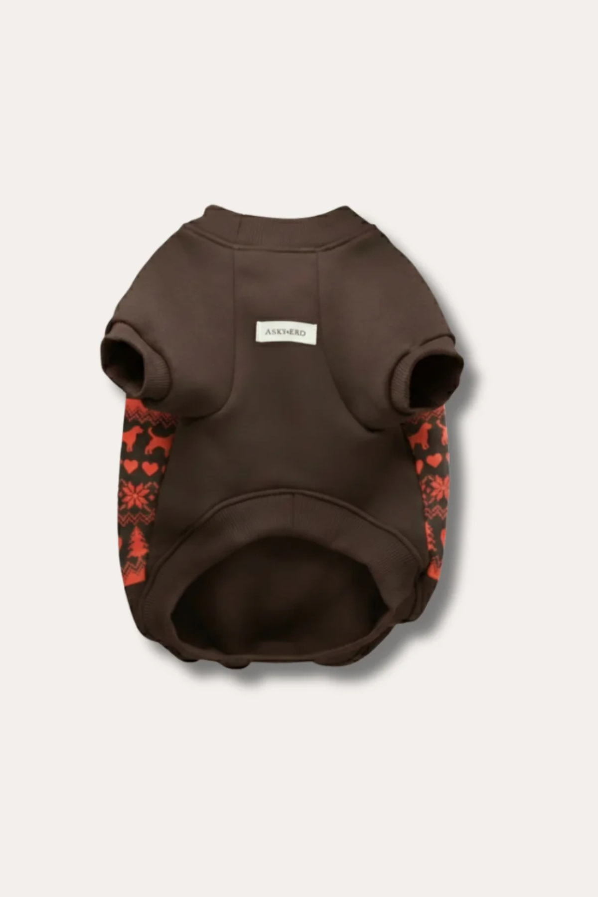 Asky and Erd Woofmas | Chestnut Classic Köpek Sweatshirt