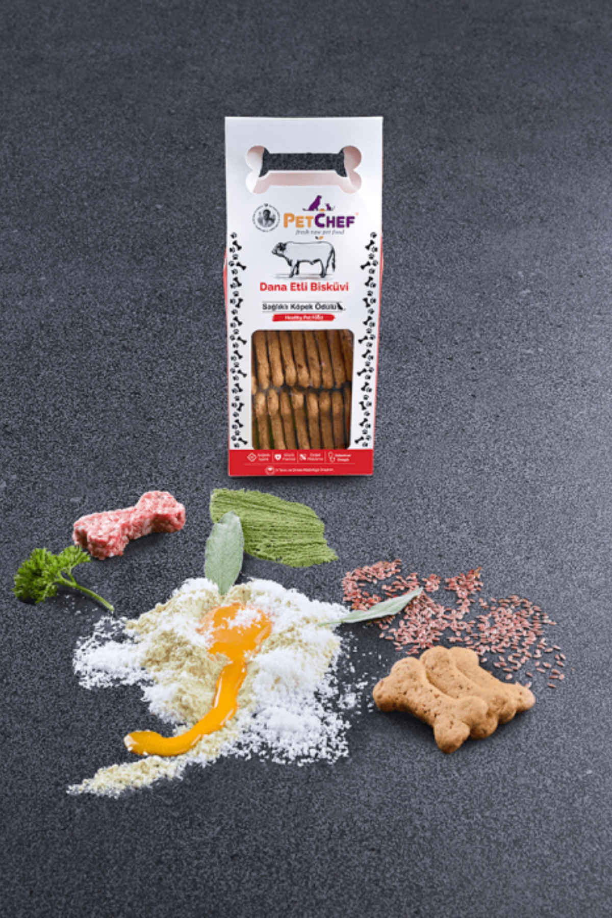 PetChef Dana Etli Köpek Bisküvisi