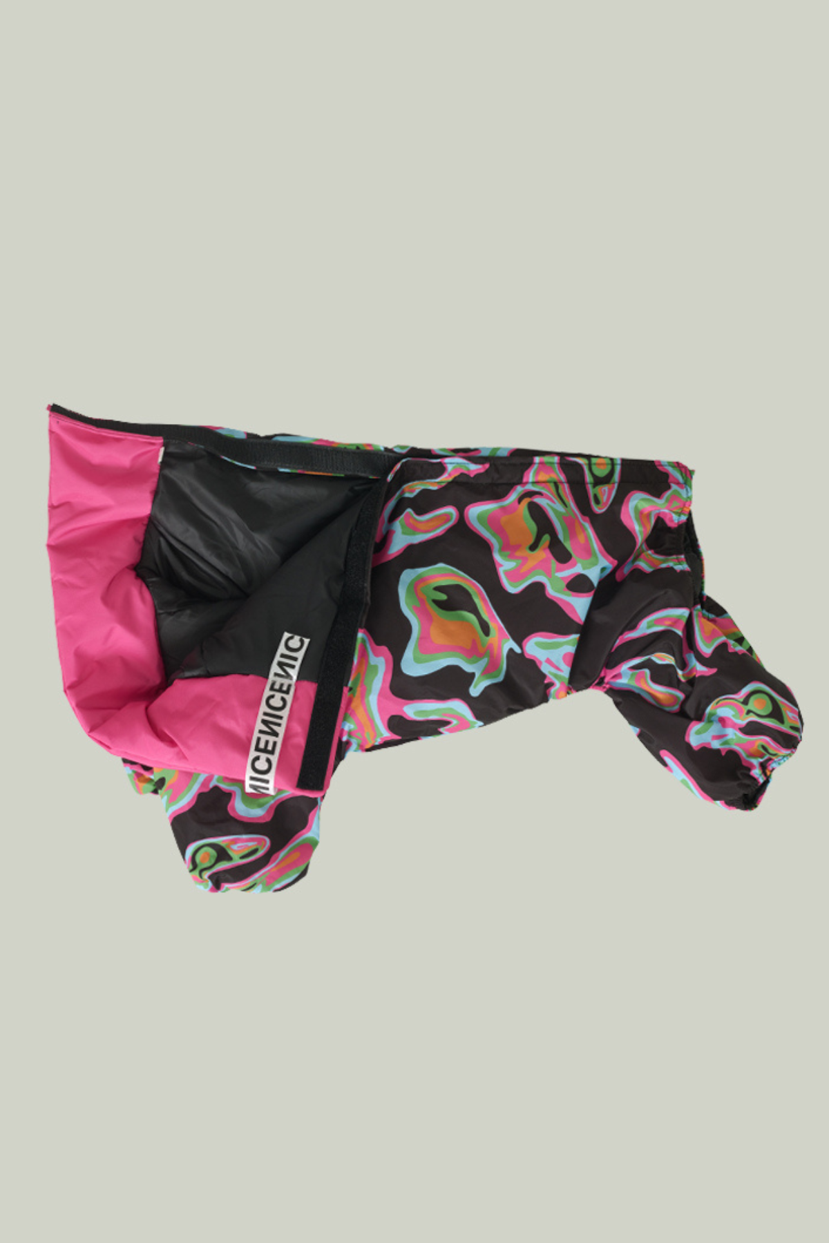 Köpek Tulumu Puffer - Jumpsuit Series - Godo Black