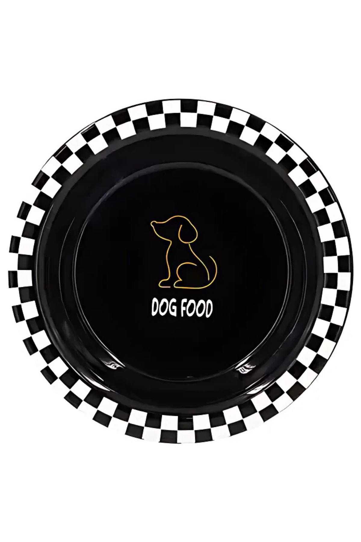 SİYAH SERAMİK MAMA KABI KÖPEK (520ML)