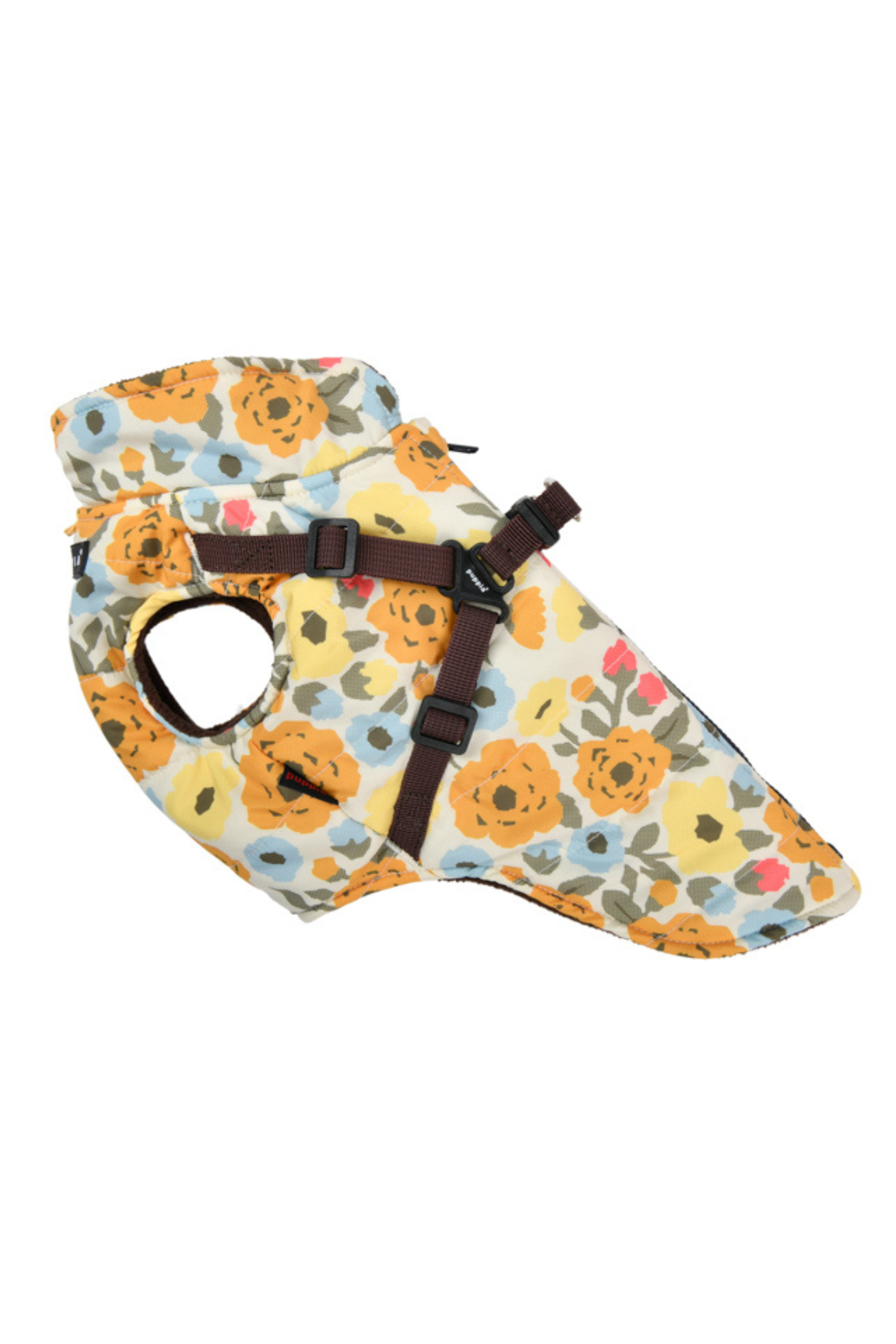 Puppia Alyssa Kışlık Köpek Tulumu - Kahverengi