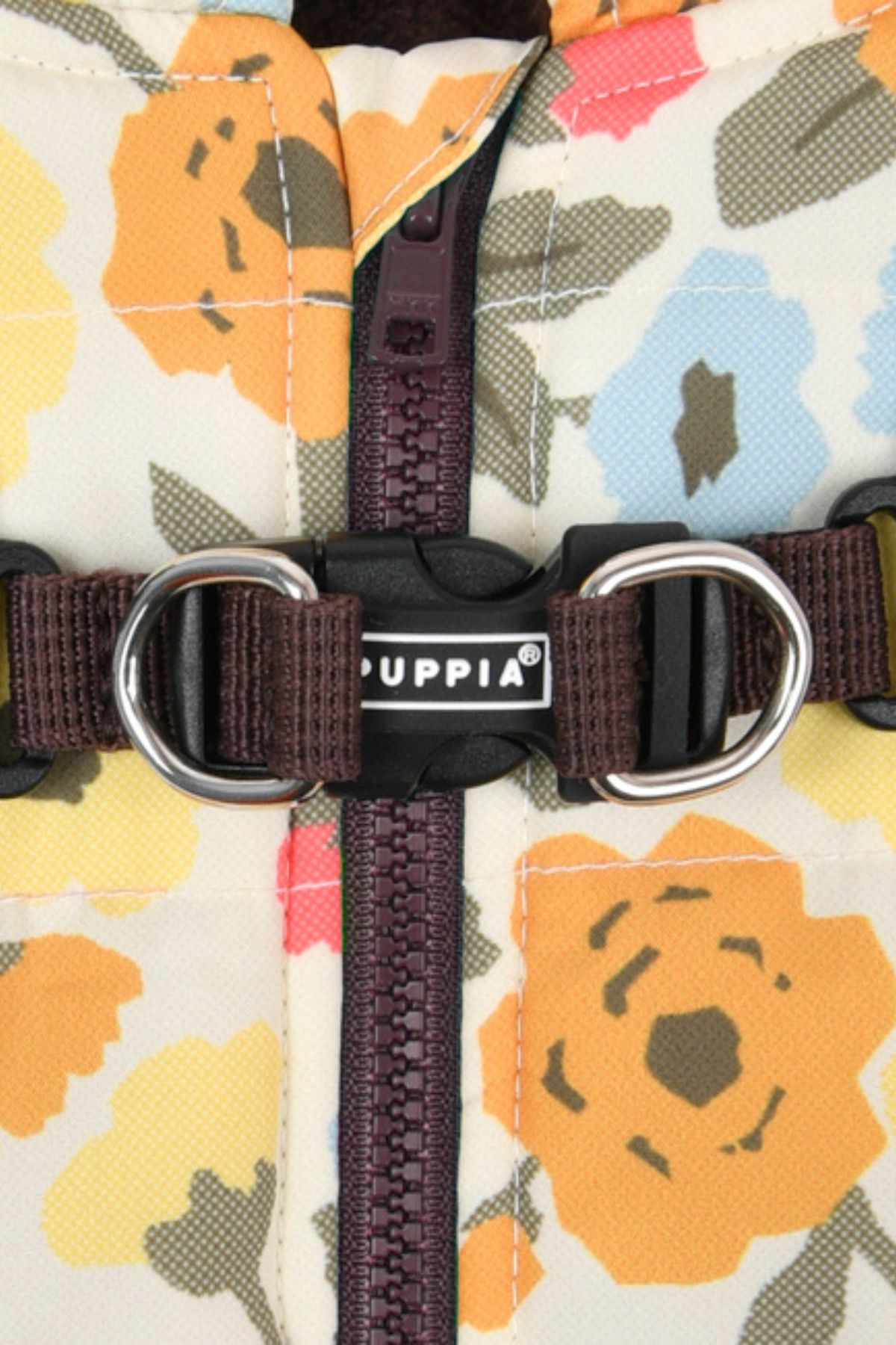 Puppia Alyssa Kışlık Köpek Tulumu - Kahverengi