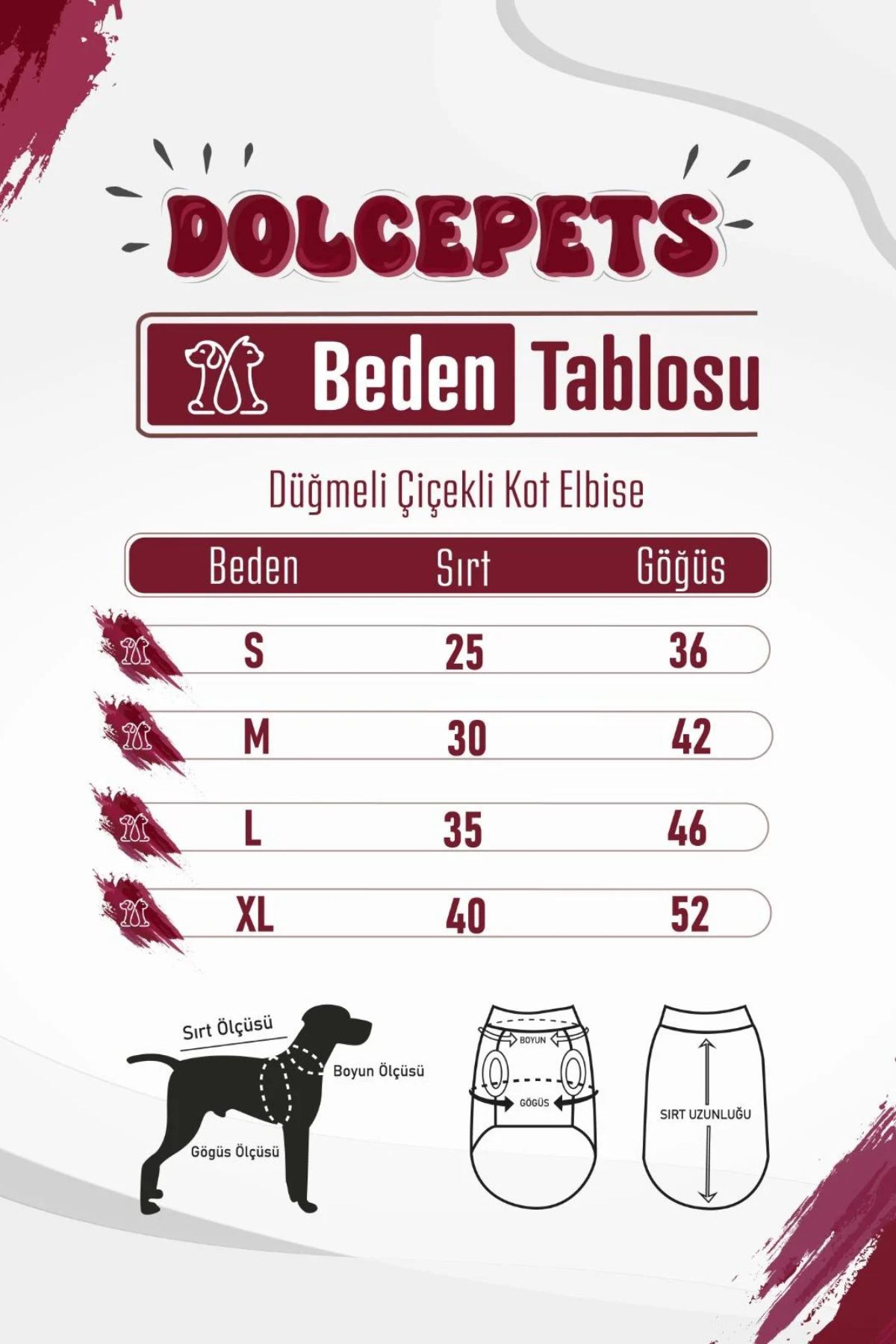 Düğmeli Çiçekli Kot Elbise