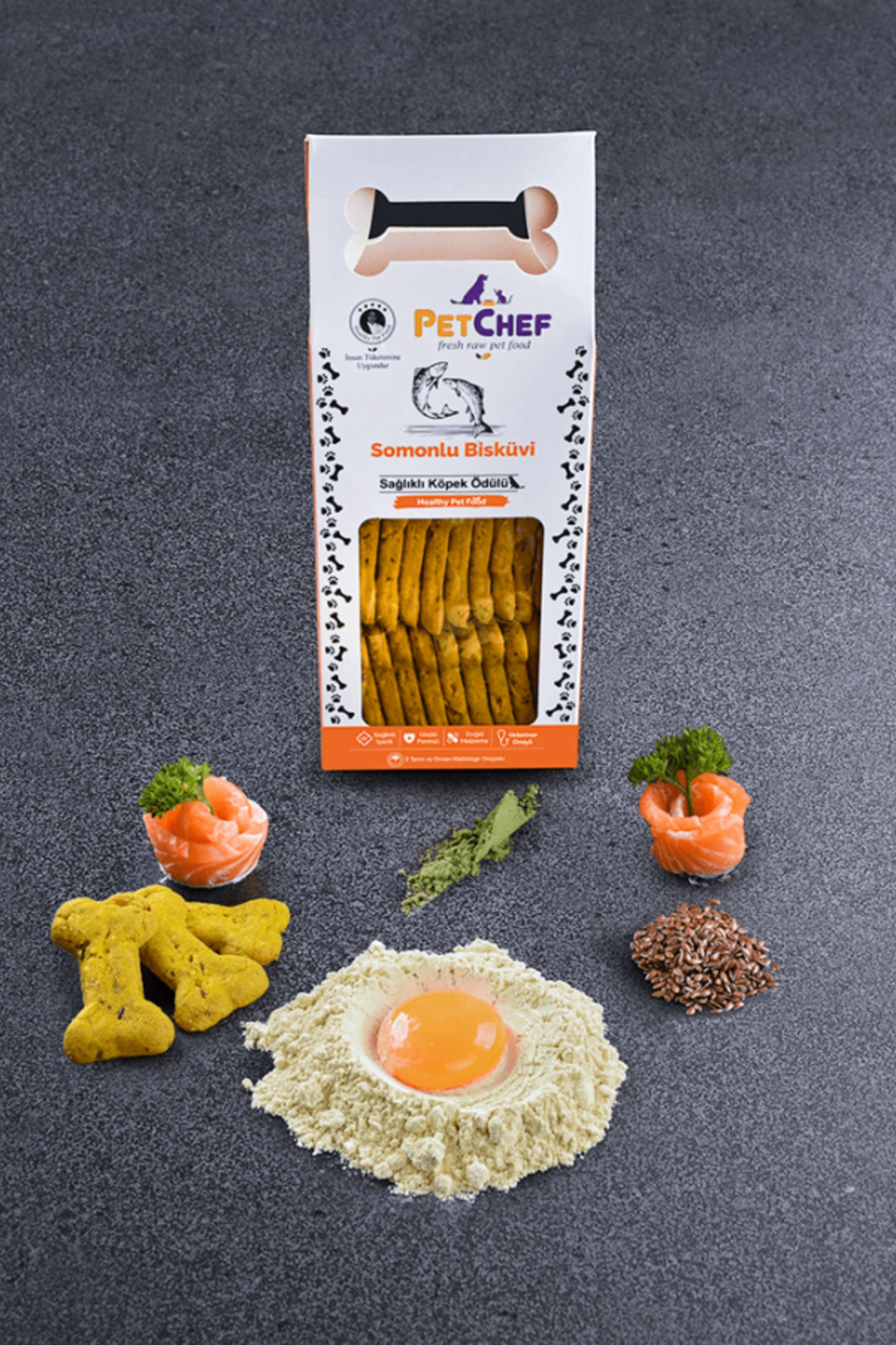 PetChef Dana Somonlu Köpek Bisküvisi