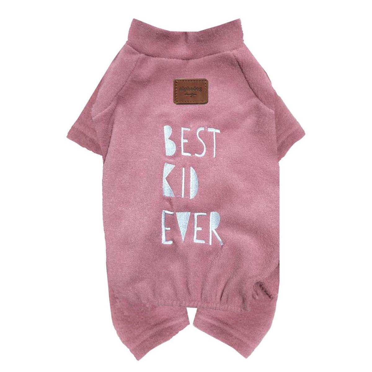 Alphadog Design Best Kid Pink Köpek Tulum