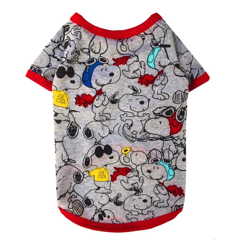 Alphadog Design Kırmızı Snoopy Köpek T-shirt