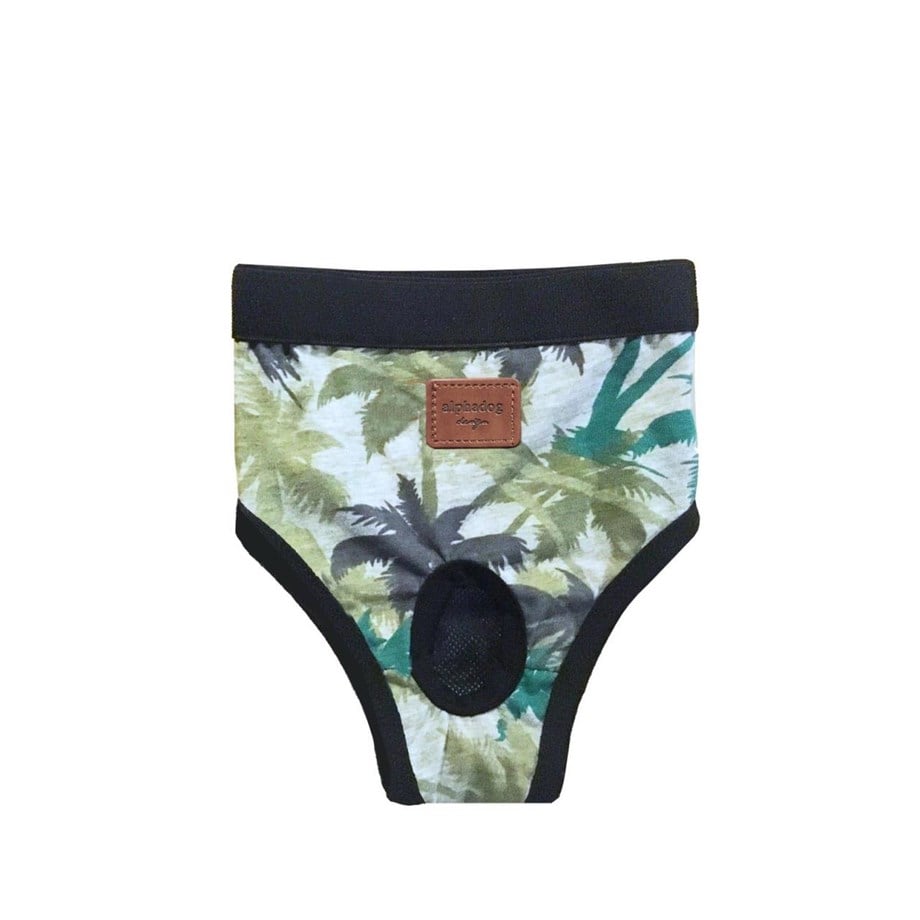 Alphadog Design Köpek Özel Gün Çamaşır Regl Külodu Palms