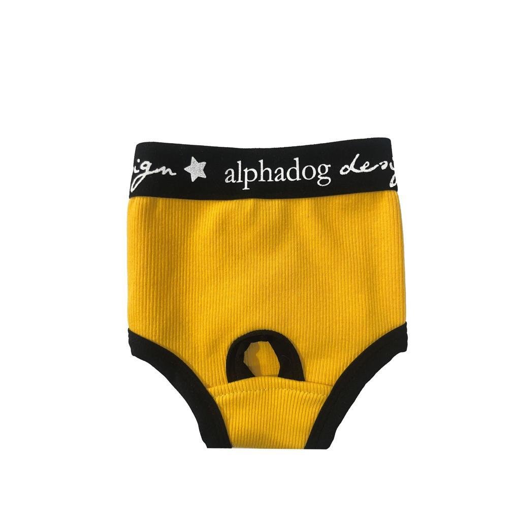 Alphadog Design Köpek Sarı Regl Külodu 