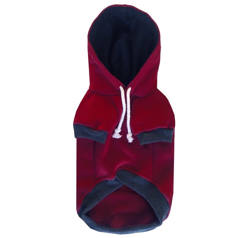 Alphadog Design Leader Köpek Sweatshirt Bordo