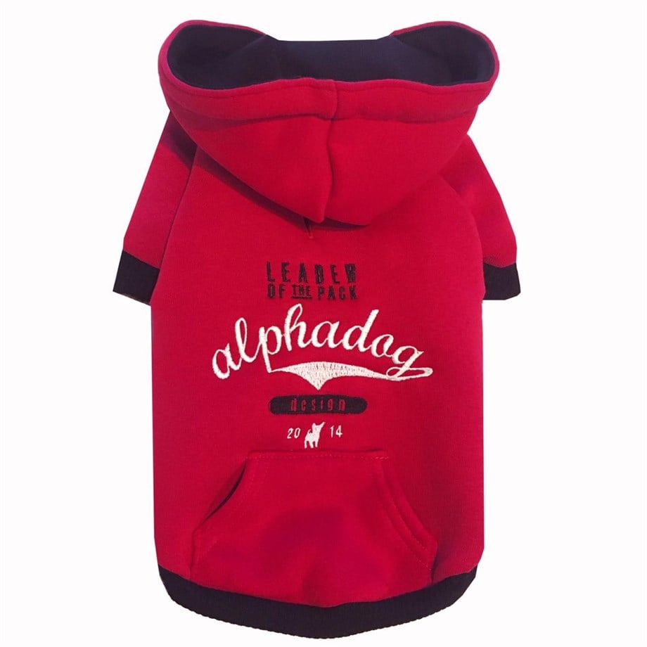 Alphadog Design Leader Köpek Sweatshirt Kırmızı