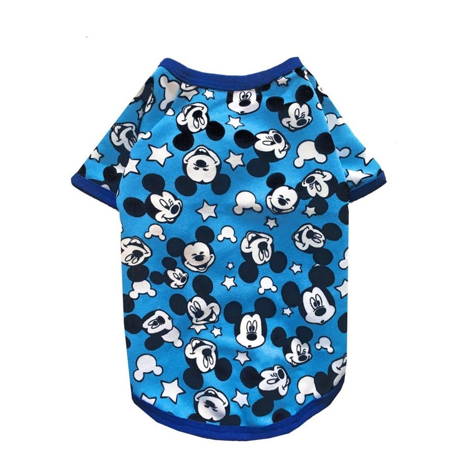 Alphadog Design Mavi Mickey Köpek Tshirt
