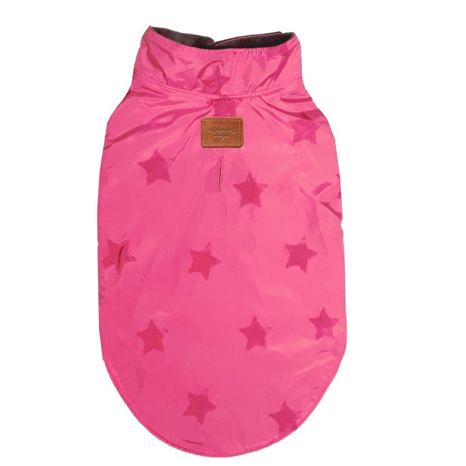 Alphadog Design Pink Star Dog Coat