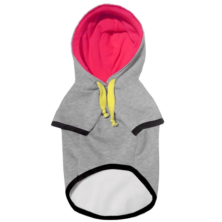 Alphadog Design Pop Out Köpek Sweatshirt Pembe