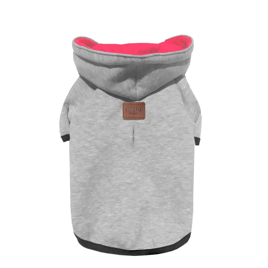 Alphadog Design Pop Out Köpek Sweatshirt Pembe