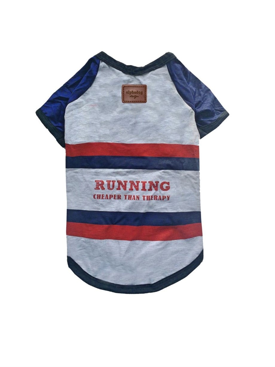Alphadog Design Runner Büyük Köpek T-shirt Gri