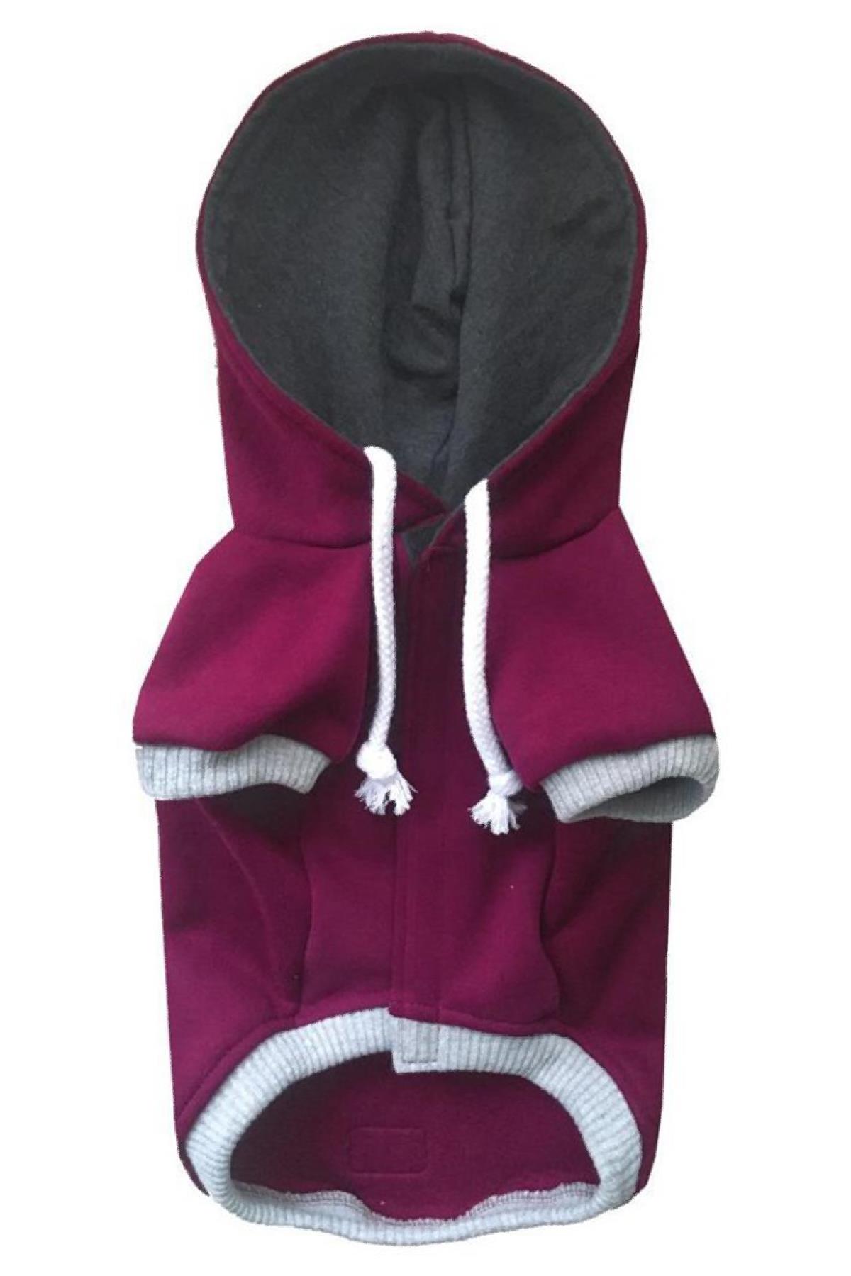 Alphadog Design Stay Pawstivie Köpek Sweatshirt Bordo