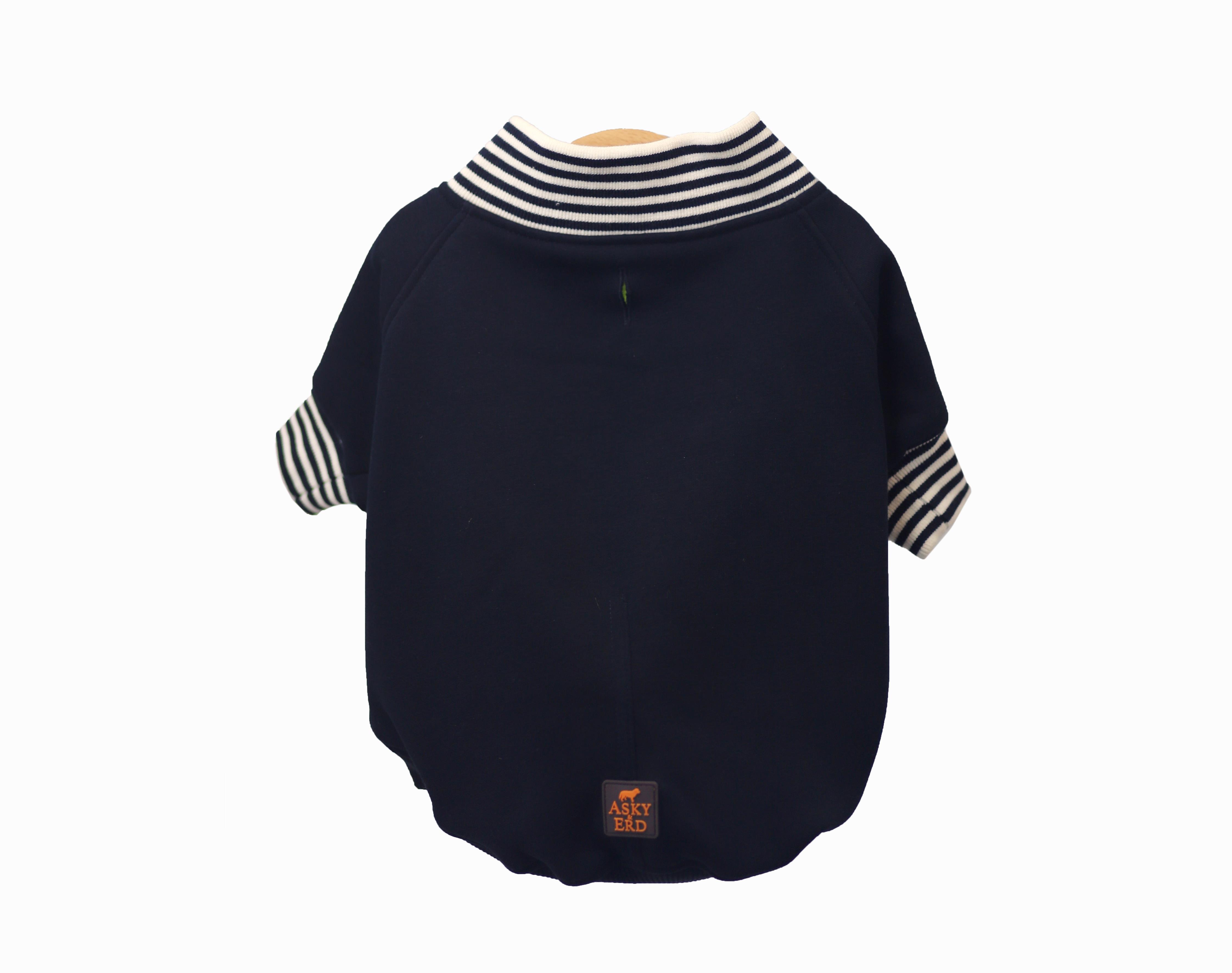 Asky and Erd Bomber Jacket | Midnight Blue Köpek Ceketi