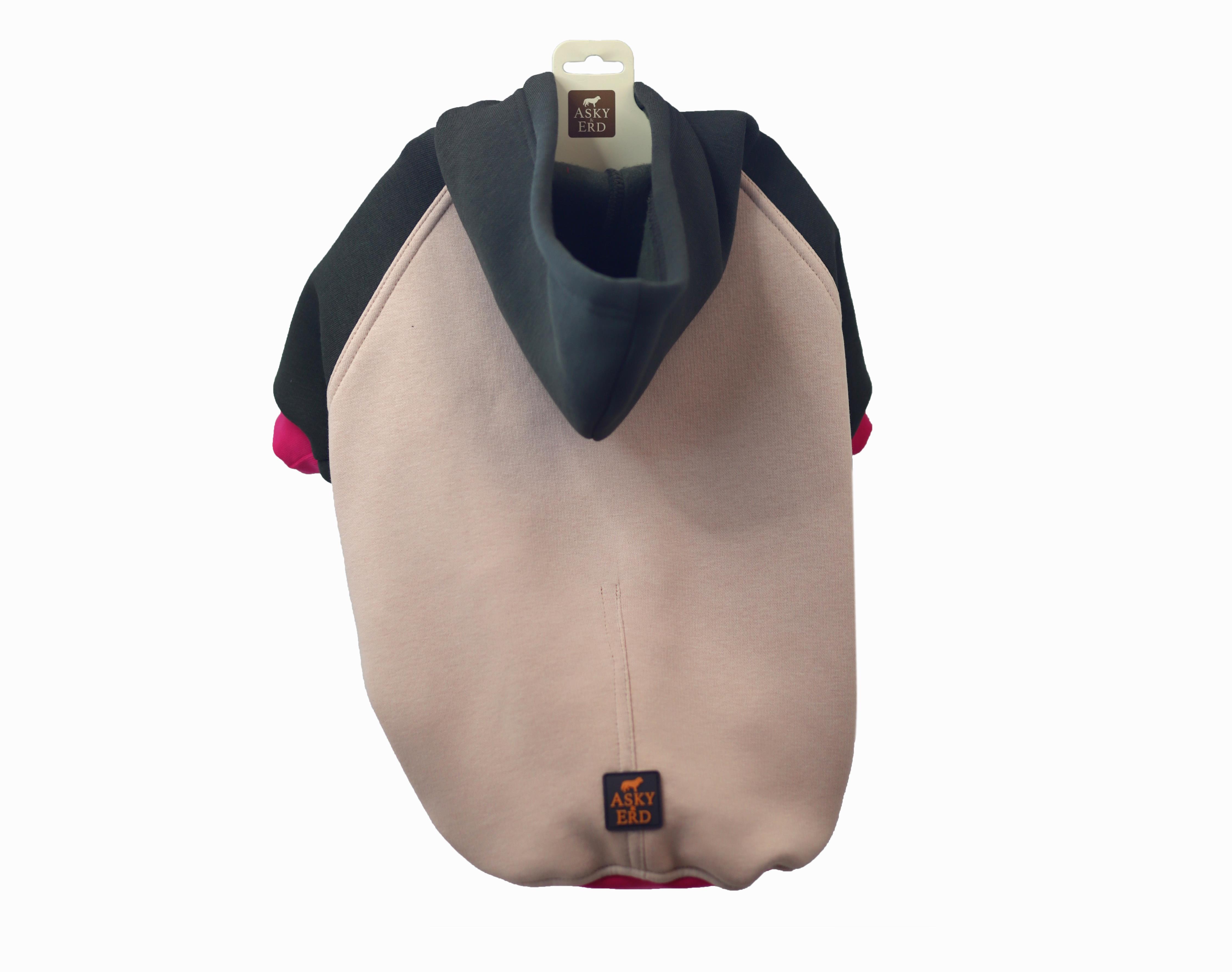 Asky and Erd Soho Hoodie | Vanilla&Khaki Köpek Sweatshirti