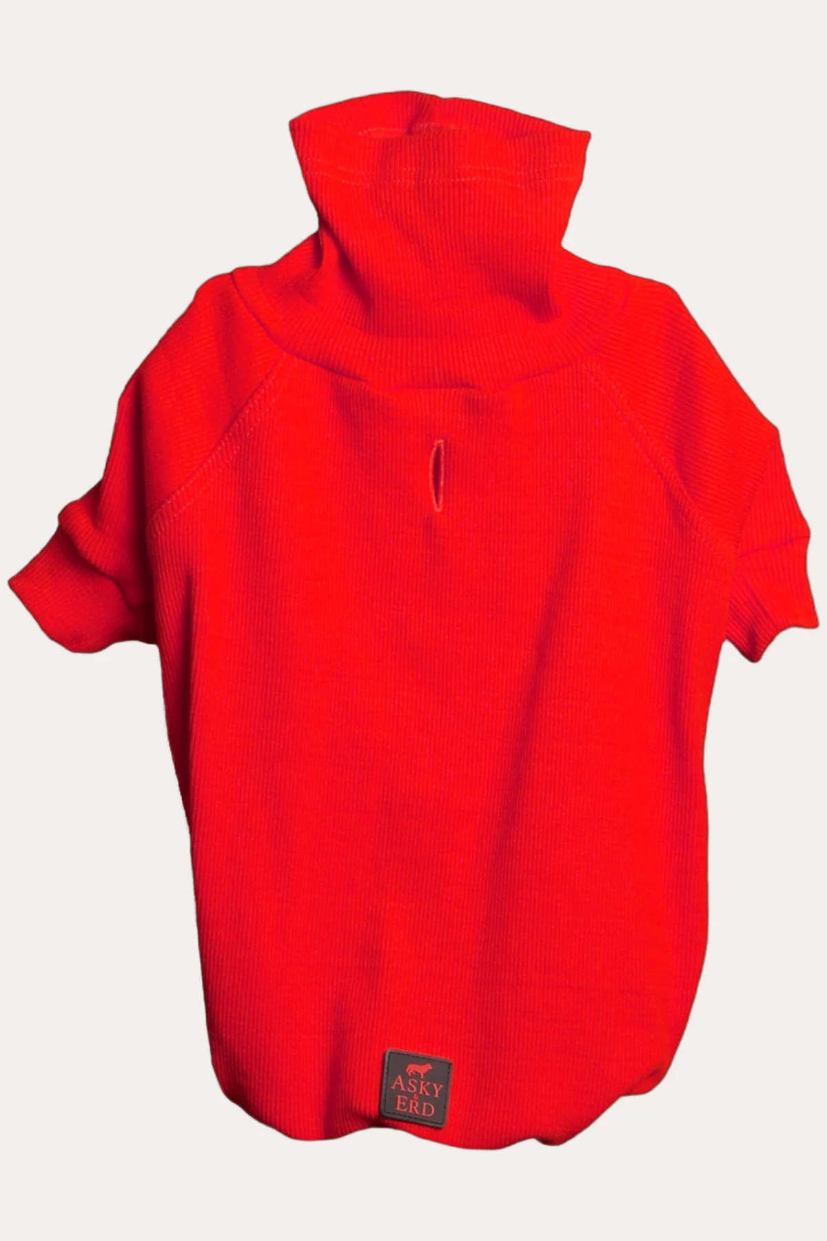 Asky and Erd Turtleneck Tshirt | Santa Red Köpek Sweatshirt