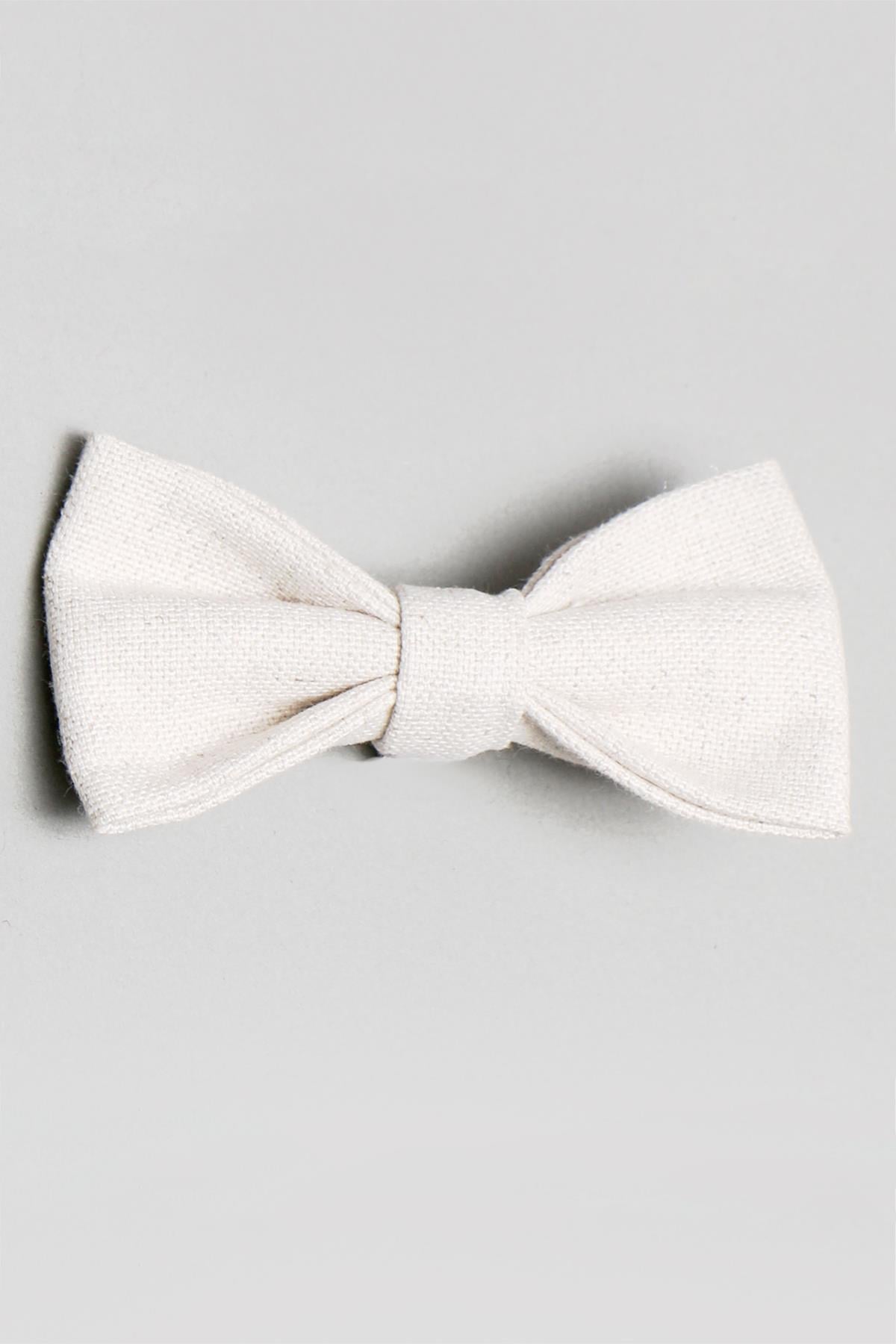 Asky & Erd Bow Tie Beige Dog Papyon