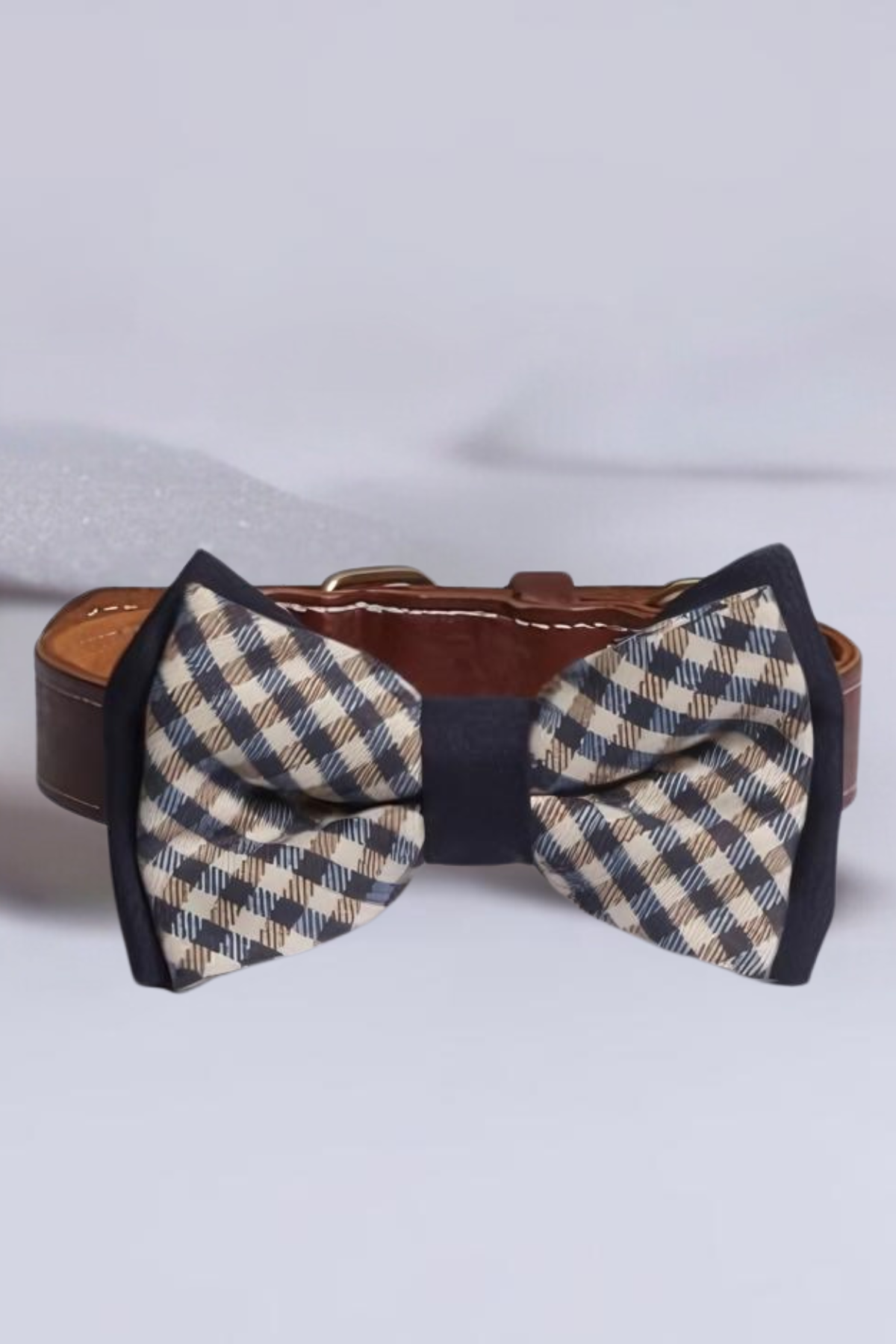 Asky&Erd Bow Tie Mocha Köpek Papyon