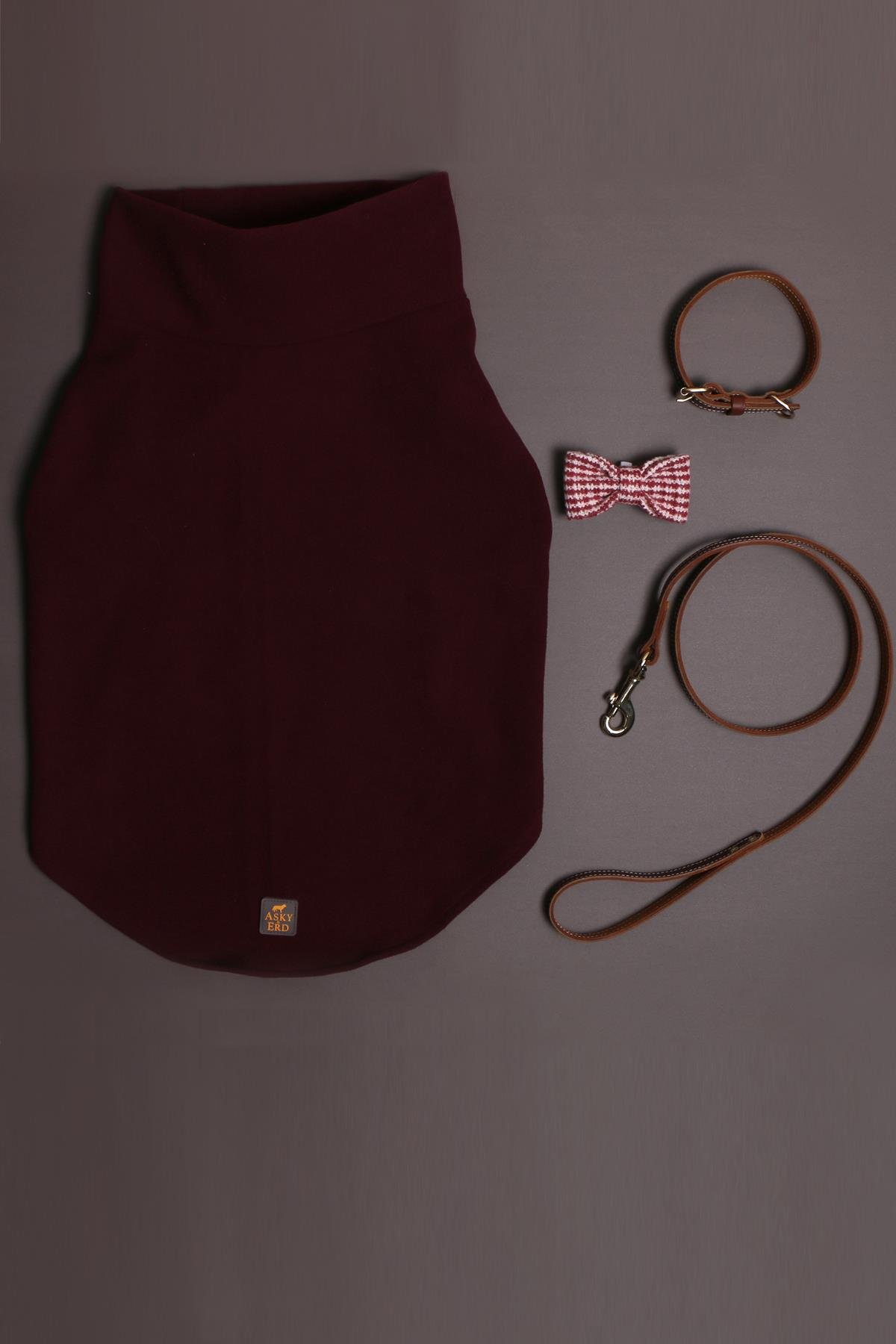 Asky&Erd Bow Tie Red Lines Köpek Papyon