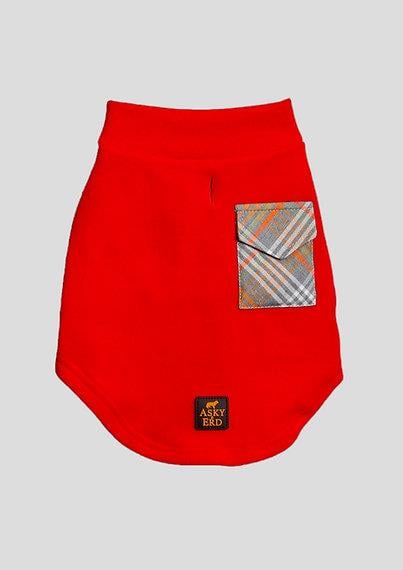 Asky&Erd Cachet Vest CANDY APPLE Köpek Hoodie