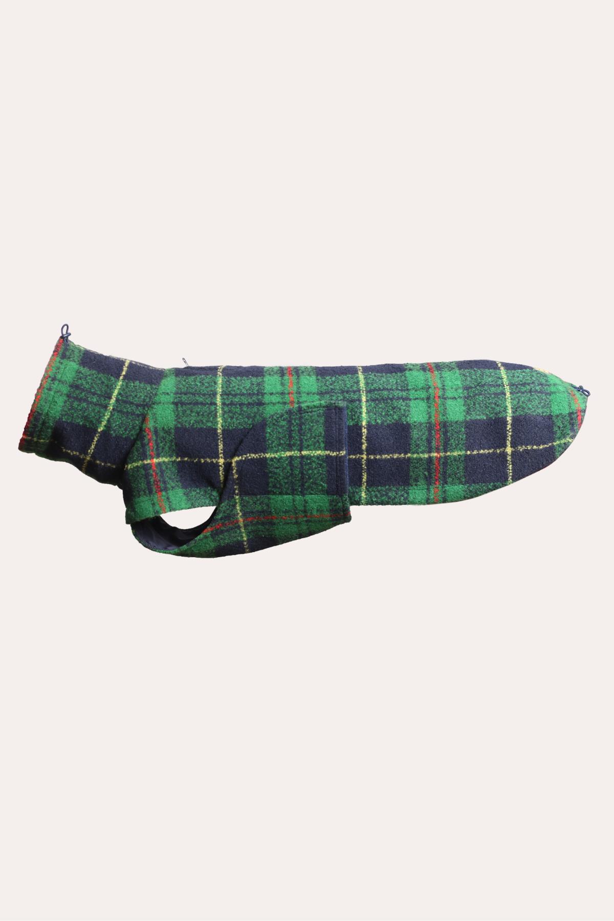 Asky&Erd Chicago Vest - Green Plaid Köpek Yeleği