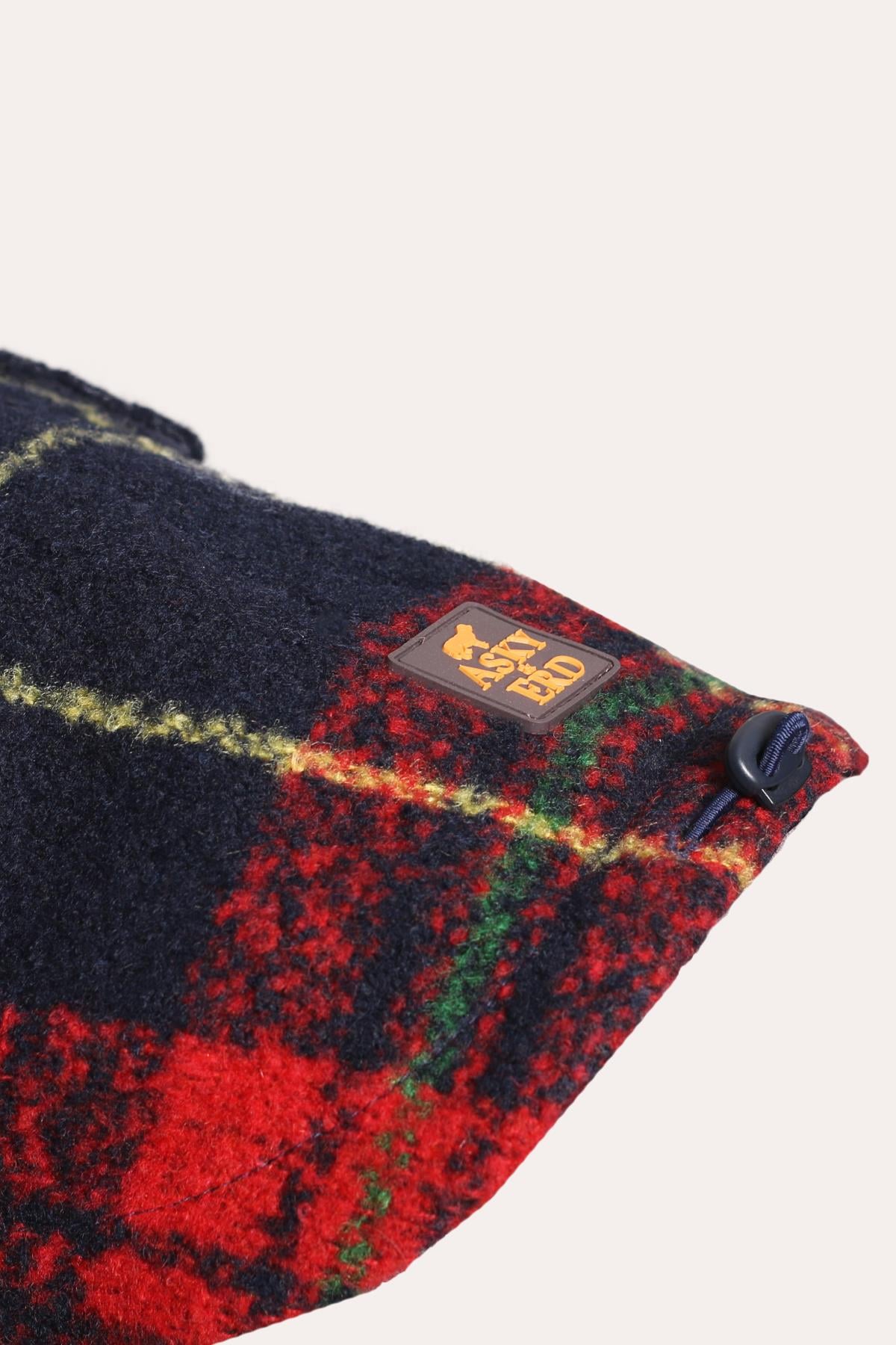 Asky&Erd Chicago Vest - Red Plaid Köpek Yeleği